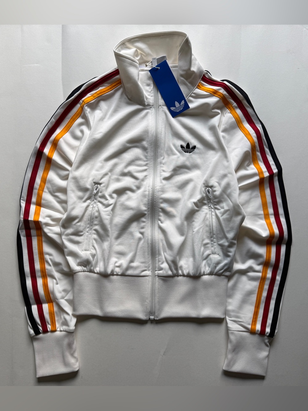 adidas [M] Women's Firebird Track Jacket Chalk White w/Germany Stripes KC6569